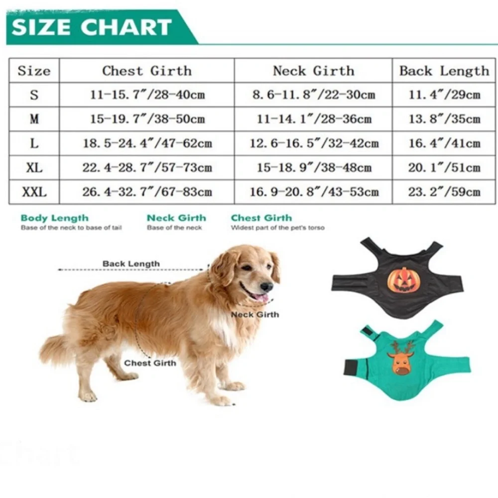 Reversible Waterproof Halloween / Christmas Dog Coat / Costume Holiday Vest